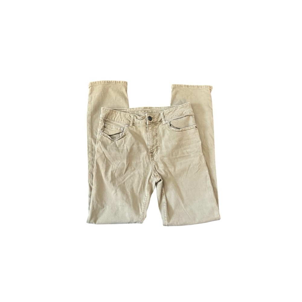 American Eagle Outfitters Men’s Straight Jeans in Light Khaki - Picture 5 of 8